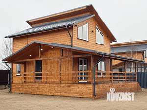 Дом 129м&sup2;, 2-этажный, участок 8 сот.  