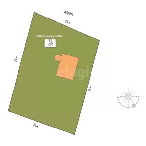 Дом 149м&sup2;, 2-этажный, участок 7 сот.  