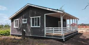 Дом 140м&sup2;, 2-этажный, участок 6 сот.  