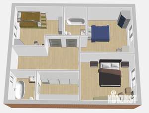Коттедж 160м², 2-этажный, участок 5 сот.  