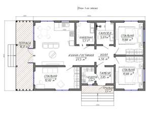 Дом 102м&sup2;, 2-этажный, участок 10 сот.  