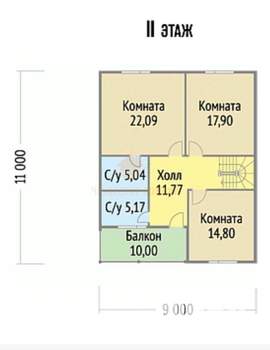 Дом 211м², 2-этажный, участок 14 сот.  