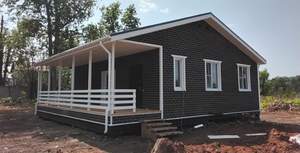 Дом 140м&sup2;, 2-этажный, участок 6 сот.  