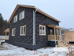 Дом 190м&sup2;, 2-этажный, участок 8 сот.  