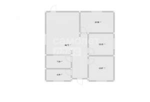 Дом 100м&sup2;, 1-этажный, участок 6 сот.  