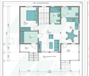 Дом 140м&sup2;, 2-этажный, участок 6 сот.  