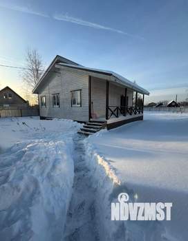 Коттедж 88м&sup2;, 1-этажный, участок 9 сот.  