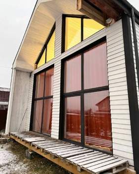 Дом 106м&sup2;, 2-этажный, участок 9 сот.  