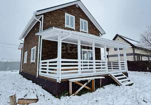 Дом 135м&sup2;, 2-этажный, участок 8 сот.  