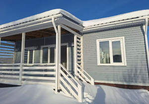 Дом 85м&sup2;, 1-этажный, участок 9 сот.  