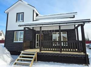 Дом 160м&sup2;, 2-этажный, участок 9 сот.  