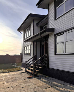 Дом 134м&sup2;, 2-этажный, участок 10 сот.  