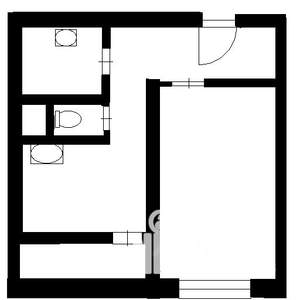 1-к квартира, на длительный срок, 30м2, 3/4 этаж
