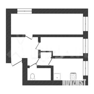 2-к квартира, на длительный срок, 43м2, 5/5 этаж
