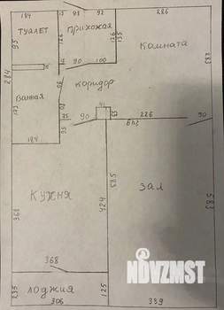 1-к квартира, вторичка, 53м2, 7/14 этаж