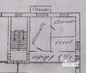 2-к квартира, вторичка, 43м2, 2/2 этаж