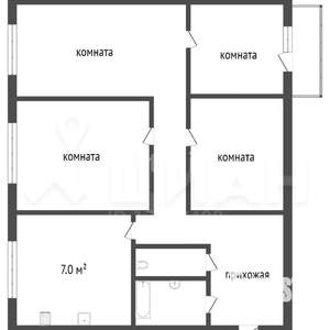 4-к квартира, вторичка, 68м2, 5/5 этаж