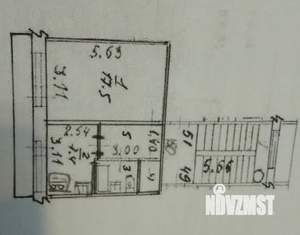 1-к квартира, вторичка, 34м2, 2/5 этаж