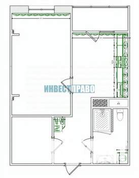 1-к квартира, вторичка, 46м2, 16/17 этаж