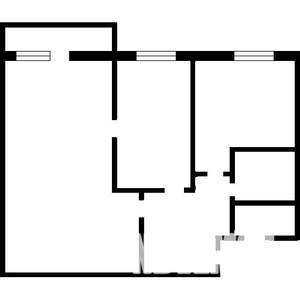 2-к квартира, вторичка, 42м2, 4/5 этаж