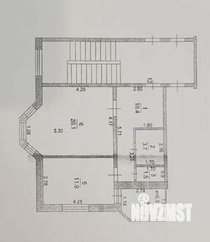 1-к квартира, вторичка, 48м2, 3/3 этаж