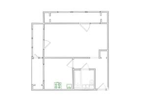 1-к квартира, вторичка, 30м2, 7/9 этаж