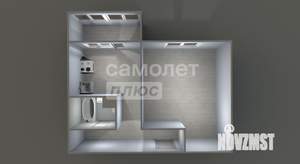 1-к квартира, вторичка, 31м2, 2/5 этаж