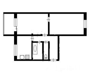 2-к квартира, вторичка, 45м2, 2/5 этаж