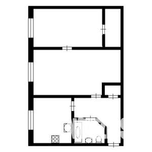 2-к квартира, вторичка, 46м2, 3/5 этаж