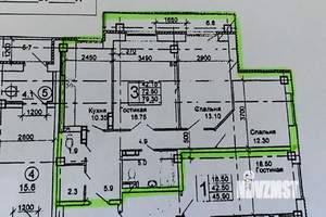 3-к квартира, вторичка, 79м2, 13/17 этаж