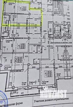 1-к квартира, вторичка, 46м2, 17/17 этаж