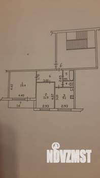 2-к квартира, вторичка, 55м2, 2/5 этаж