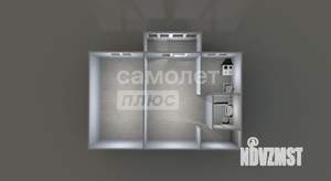 2-к квартира, вторичка, 45м2, 3/5 этаж