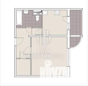 1-к квартира, вторичка, 39м2, 14/19 этаж