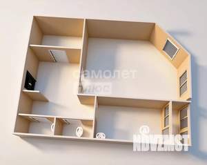 1-к квартира, вторичка, 42м2, 8/17 этаж