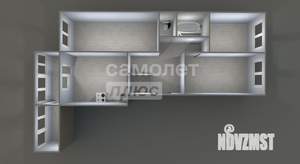 3-к квартира, вторичка, 67м2, 4/5 этаж