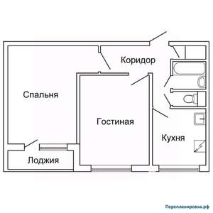 2-к квартира, вторичка, 45м2, 3/4 этаж